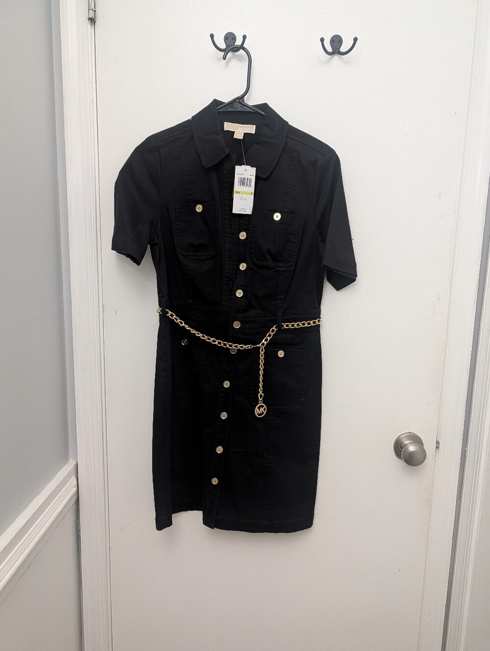 Michael Kors Black Denim Dress